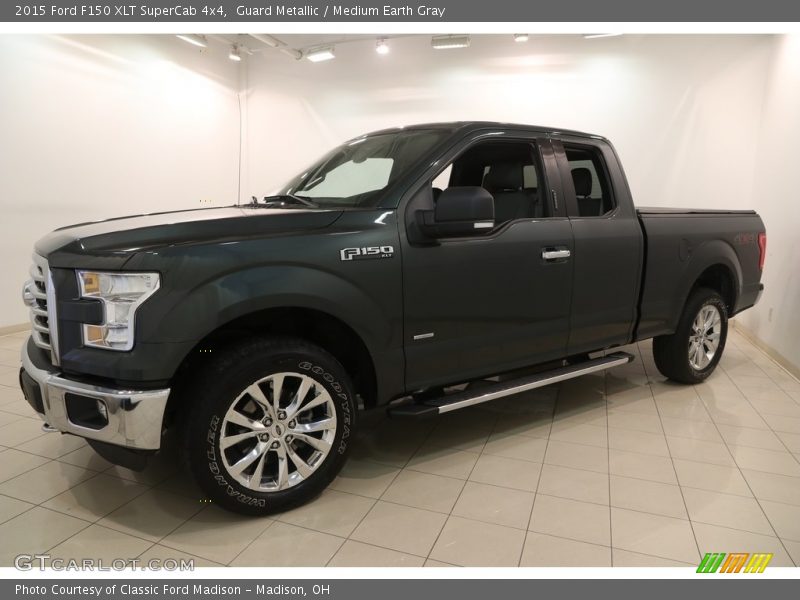 Guard Metallic / Medium Earth Gray 2015 Ford F150 XLT SuperCab 4x4