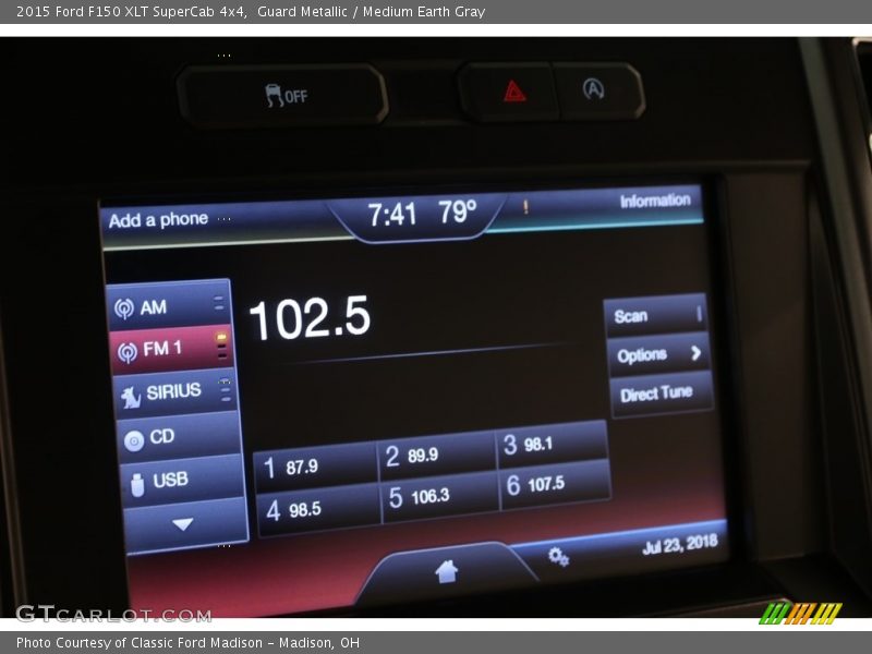 Guard Metallic / Medium Earth Gray 2015 Ford F150 XLT SuperCab 4x4