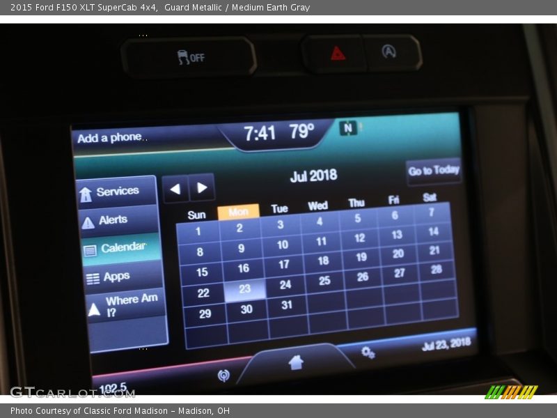 Guard Metallic / Medium Earth Gray 2015 Ford F150 XLT SuperCab 4x4