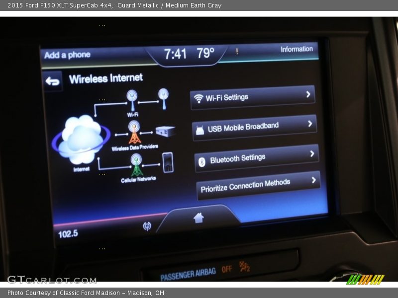 Guard Metallic / Medium Earth Gray 2015 Ford F150 XLT SuperCab 4x4