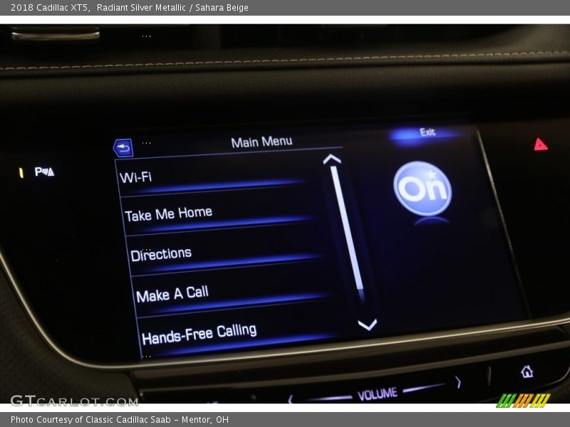 Radiant Silver Metallic / Sahara Beige 2018 Cadillac XT5