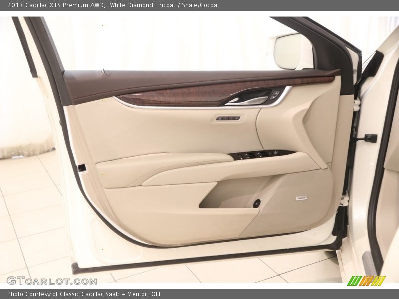 White Diamond Tricoat / Shale/Cocoa 2013 Cadillac XTS Premium AWD