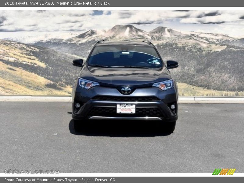 Magnetic Gray Metallic / Black 2018 Toyota RAV4 SE AWD
