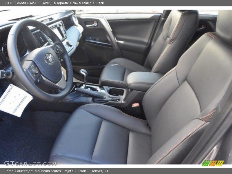 Magnetic Gray Metallic / Black 2018 Toyota RAV4 SE AWD