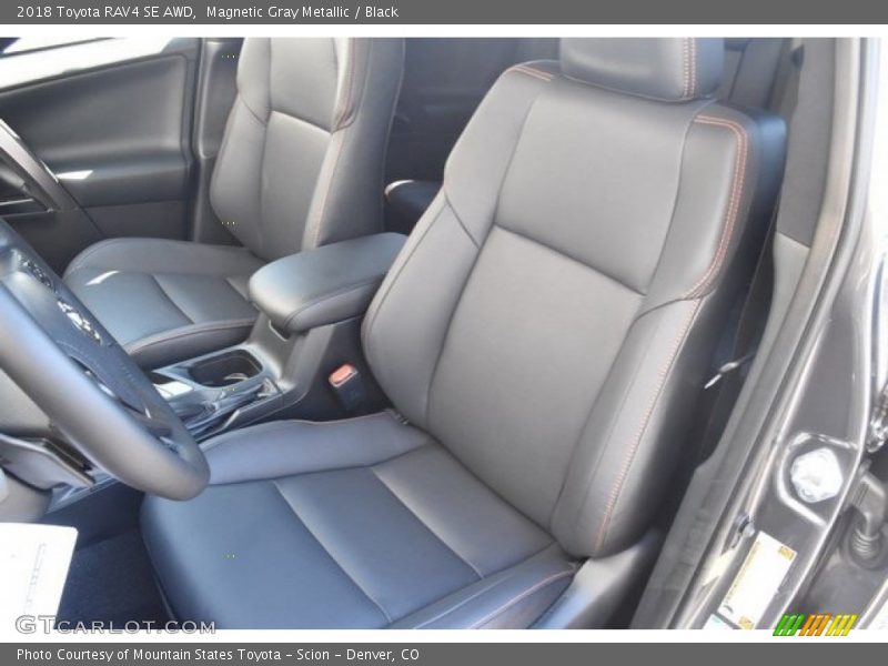 Magnetic Gray Metallic / Black 2018 Toyota RAV4 SE AWD