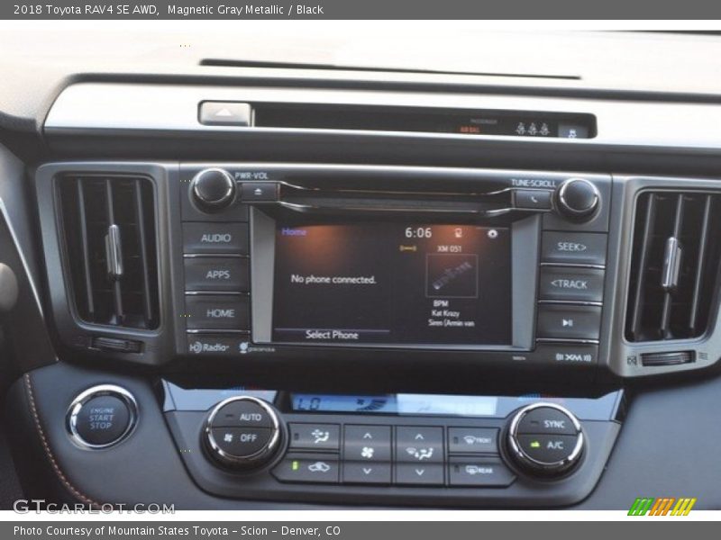 Magnetic Gray Metallic / Black 2018 Toyota RAV4 SE AWD