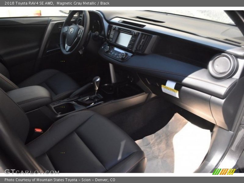 Magnetic Gray Metallic / Black 2018 Toyota RAV4 SE AWD