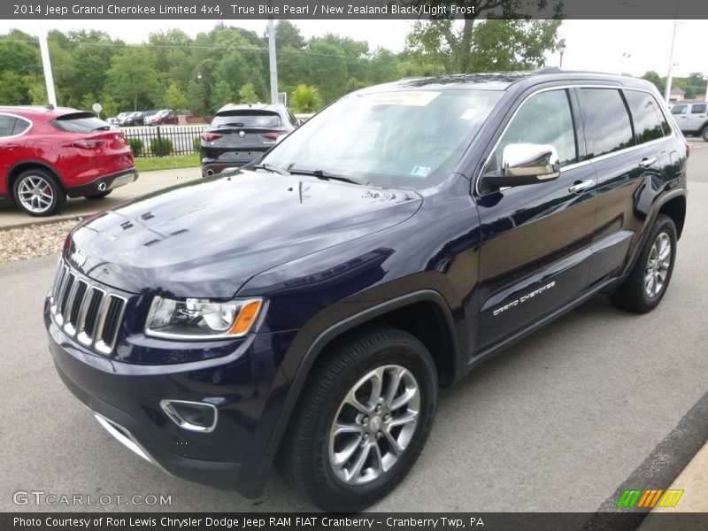 True Blue Pearl / New Zealand Black/Light Frost 2014 Jeep Grand Cherokee Limited 4x4