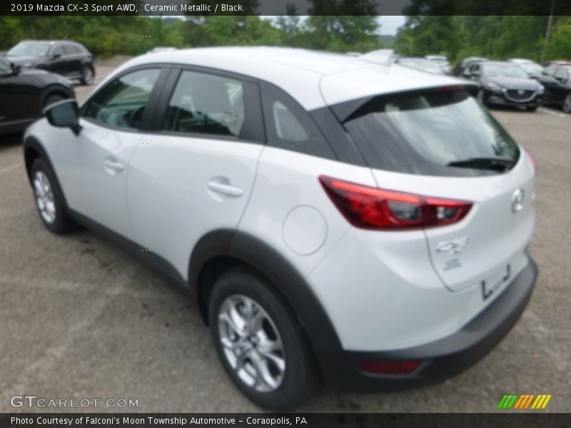 Ceramic Metallic / Black 2019 Mazda CX-3 Sport AWD