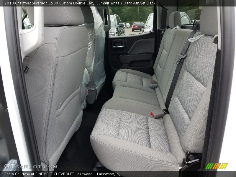 Summit White / Dark Ash/Jet Black 2018 Chevrolet Silverado 1500 Custom Double Cab