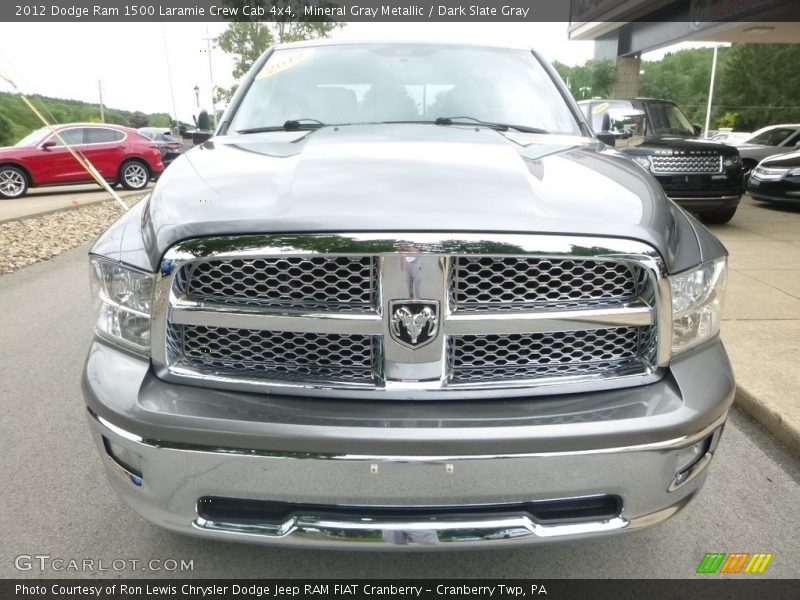Mineral Gray Metallic / Dark Slate Gray 2012 Dodge Ram 1500 Laramie Crew Cab 4x4