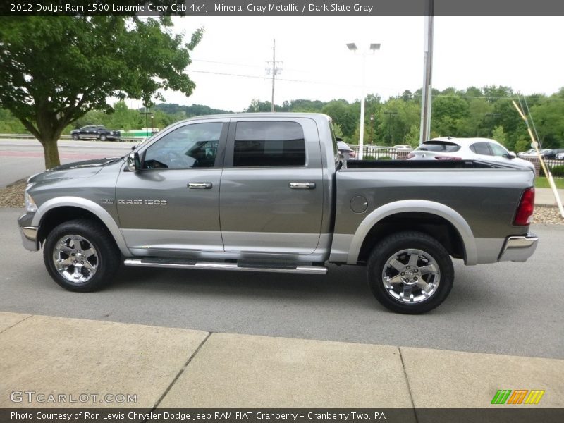 Mineral Gray Metallic / Dark Slate Gray 2012 Dodge Ram 1500 Laramie Crew Cab 4x4