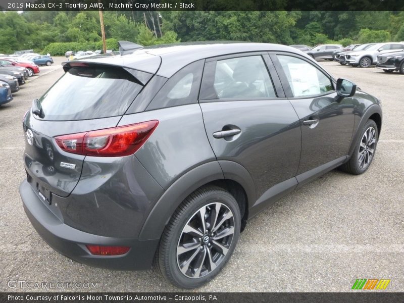 Machine Gray Metallic / Black 2019 Mazda CX-3 Touring AWD