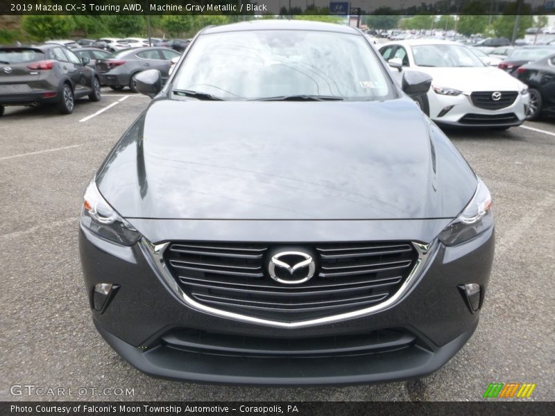 Machine Gray Metallic / Black 2019 Mazda CX-3 Touring AWD