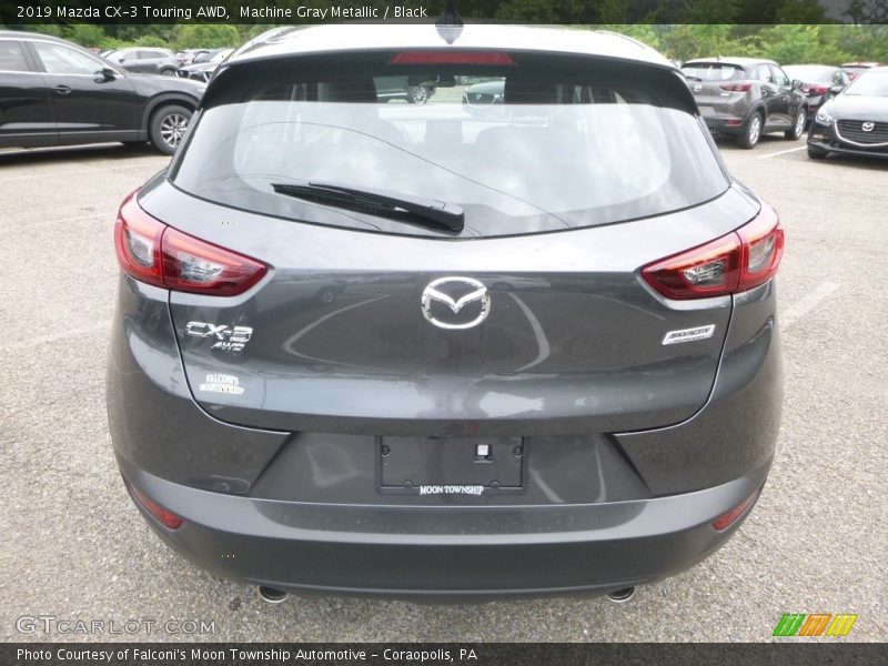 Machine Gray Metallic / Black 2019 Mazda CX-3 Touring AWD