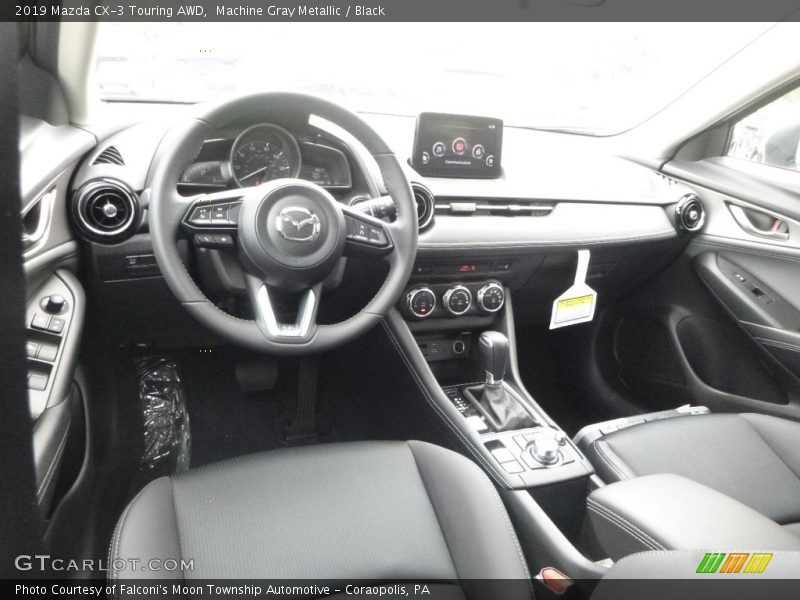 Machine Gray Metallic / Black 2019 Mazda CX-3 Touring AWD