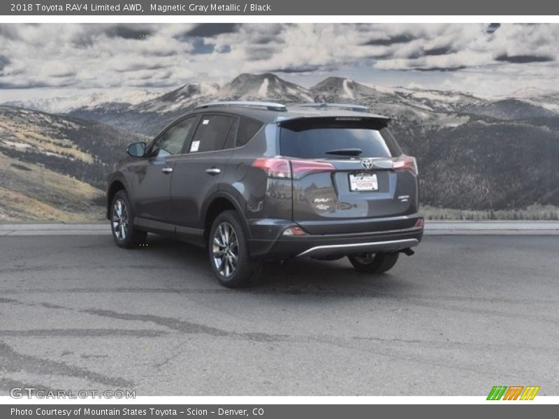 Magnetic Gray Metallic / Black 2018 Toyota RAV4 Limited AWD