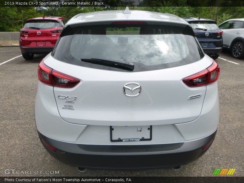 Ceramic Metallic / Black 2019 Mazda CX-3 Sport AWD