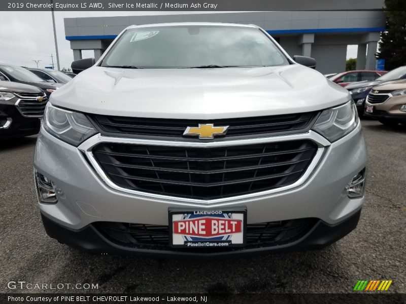 Silver Ice Metallic / Medium Ash Gray 2019 Chevrolet Equinox LS AWD