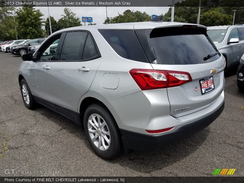 Silver Ice Metallic / Medium Ash Gray 2019 Chevrolet Equinox LS AWD