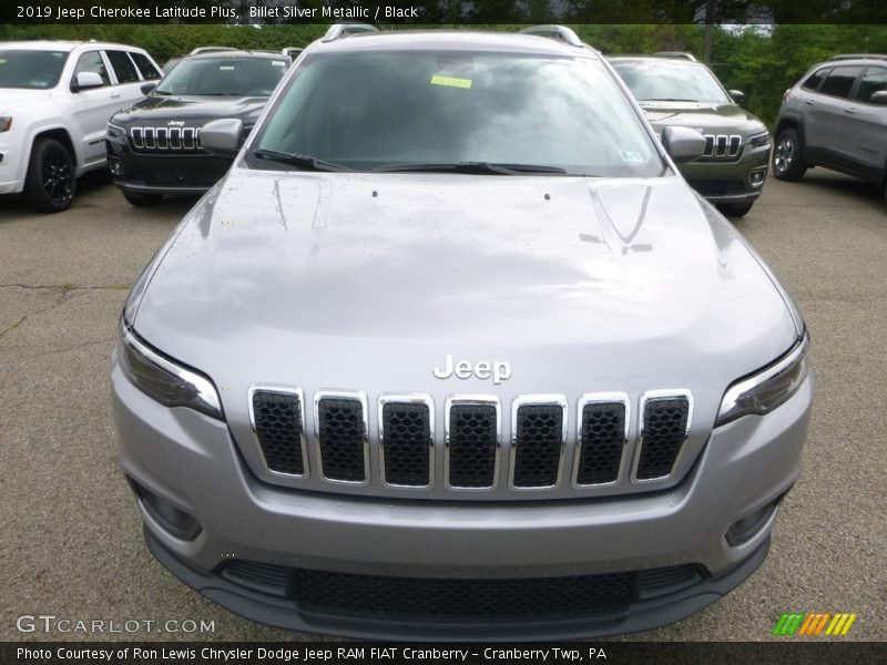 Billet Silver Metallic / Black 2019 Jeep Cherokee Latitude Plus
