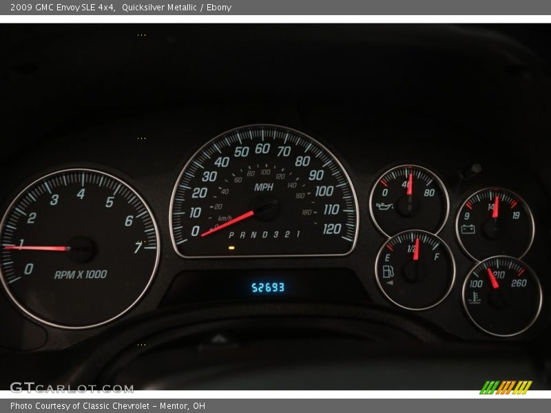 Quicksilver Metallic / Ebony 2009 GMC Envoy SLE 4x4