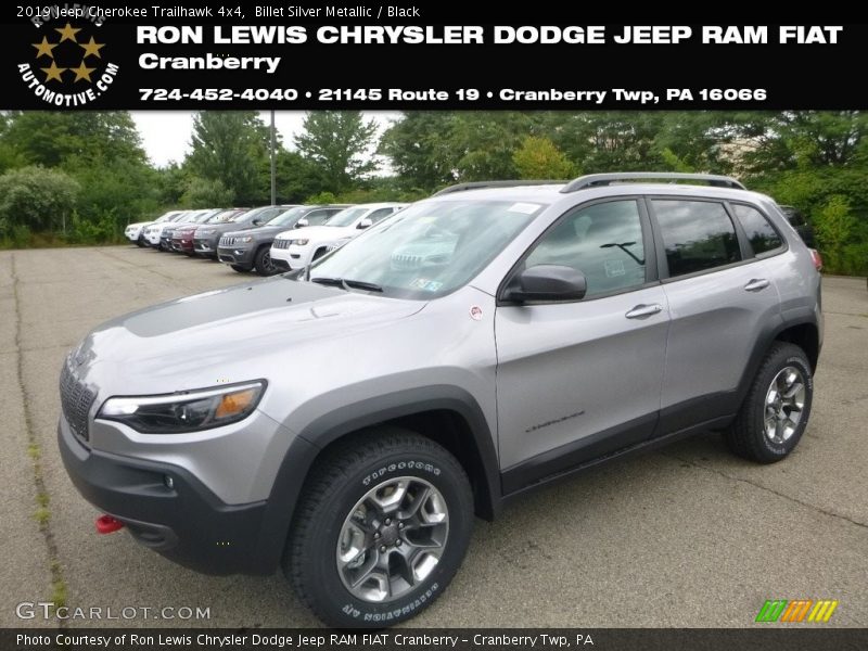 Billet Silver Metallic / Black 2019 Jeep Cherokee Trailhawk 4x4