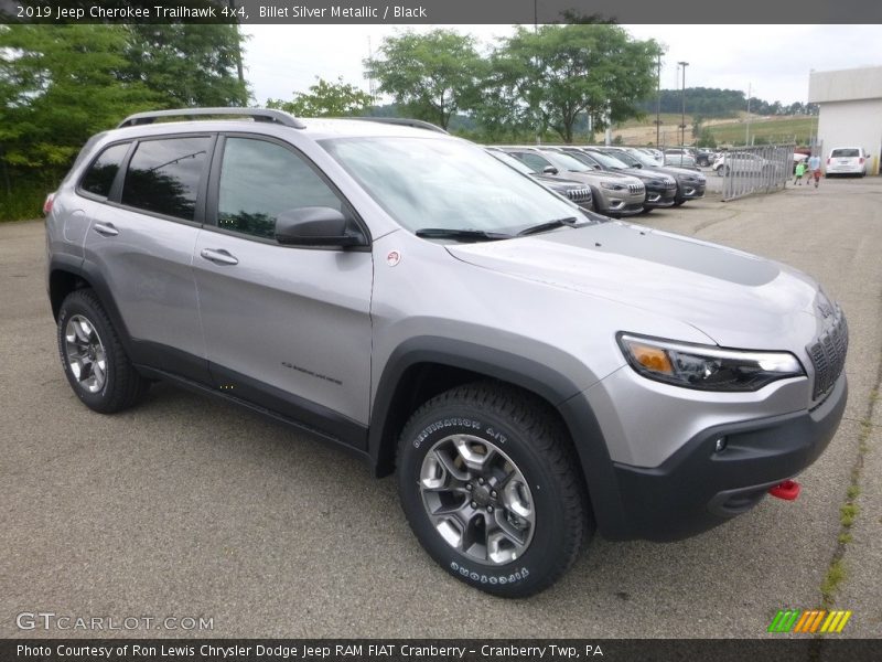 Billet Silver Metallic / Black 2019 Jeep Cherokee Trailhawk 4x4