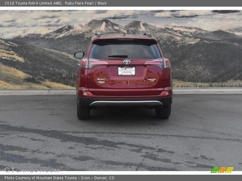 Ruby Flare Pearl / Black 2018 Toyota RAV4 Limited AWD