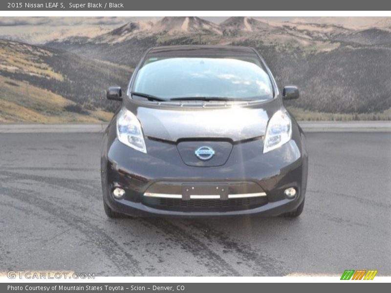 Super Black / Black 2015 Nissan LEAF S
