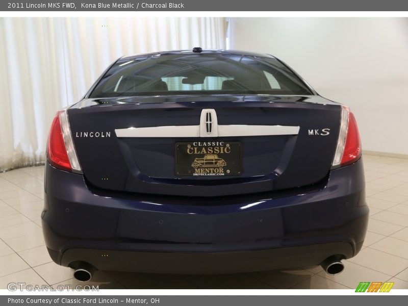 Kona Blue Metallic / Charcoal Black 2011 Lincoln MKS FWD