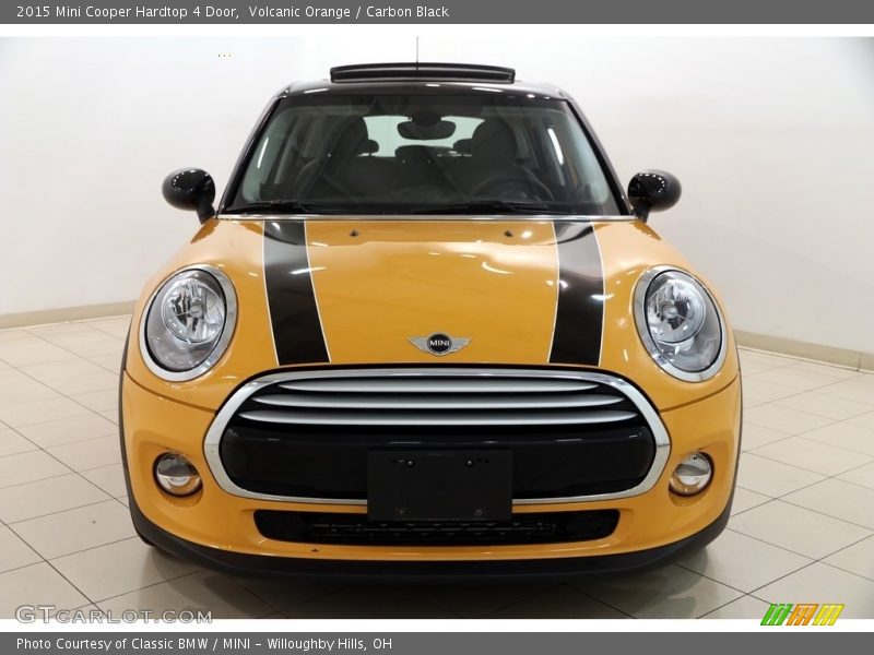 Volcanic Orange / Carbon Black 2015 Mini Cooper Hardtop 4 Door