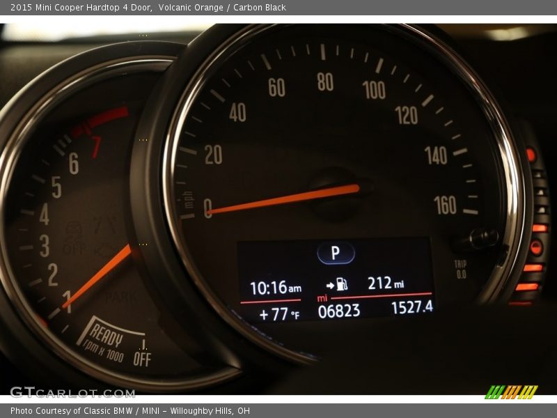 Volcanic Orange / Carbon Black 2015 Mini Cooper Hardtop 4 Door