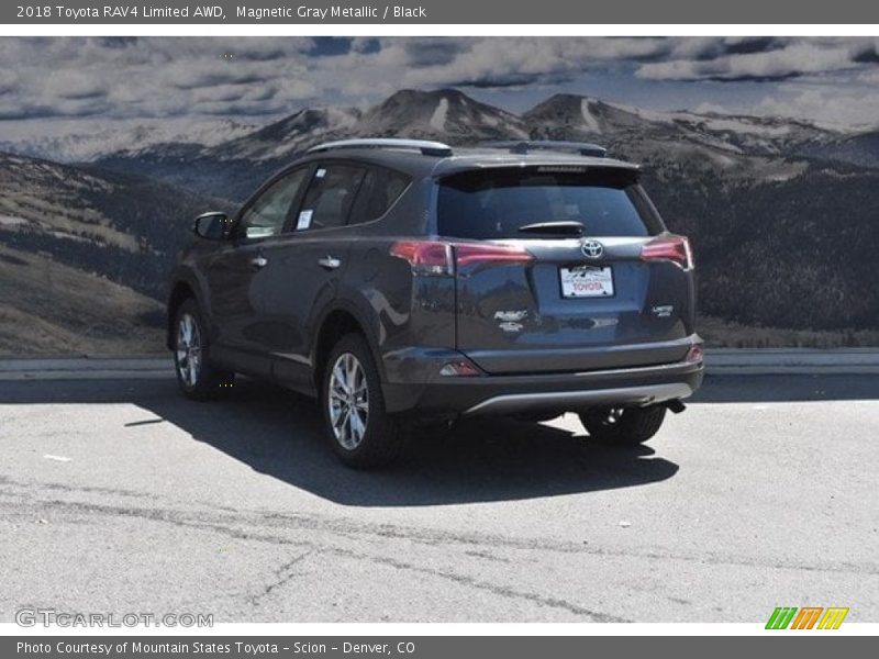 Magnetic Gray Metallic / Black 2018 Toyota RAV4 Limited AWD