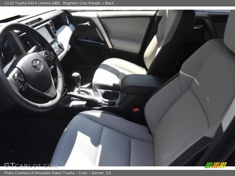 Magnetic Gray Metallic / Black 2018 Toyota RAV4 Limited AWD
