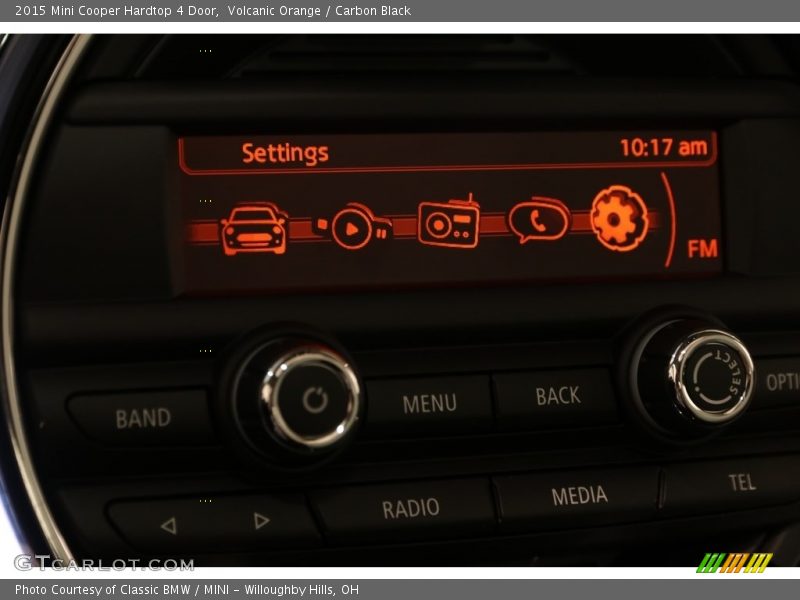 Volcanic Orange / Carbon Black 2015 Mini Cooper Hardtop 4 Door