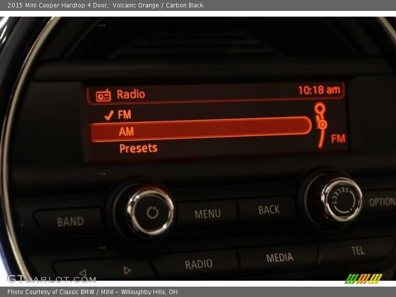 Volcanic Orange / Carbon Black 2015 Mini Cooper Hardtop 4 Door