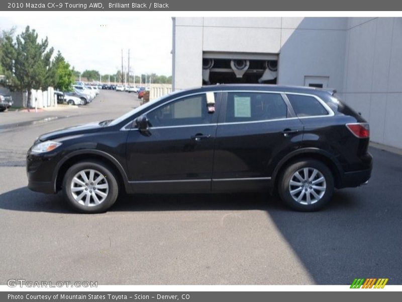 Brilliant Black / Black 2010 Mazda CX-9 Touring AWD