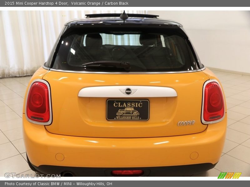 Volcanic Orange / Carbon Black 2015 Mini Cooper Hardtop 4 Door