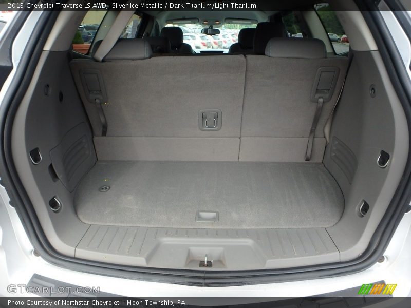 Silver Ice Metallic / Dark Titanium/Light Titanium 2013 Chevrolet Traverse LS AWD