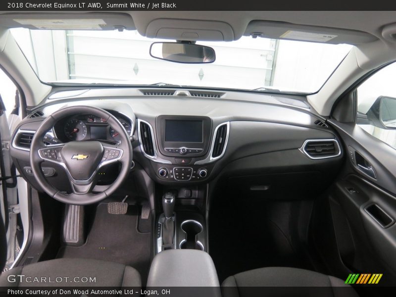 Summit White / Jet Black 2018 Chevrolet Equinox LT AWD