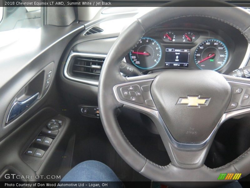 Summit White / Jet Black 2018 Chevrolet Equinox LT AWD