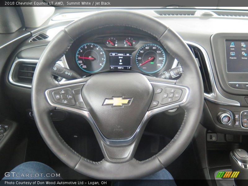 Summit White / Jet Black 2018 Chevrolet Equinox LT AWD