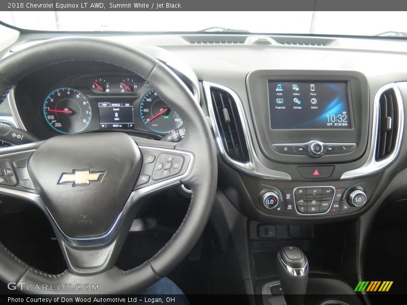 Summit White / Jet Black 2018 Chevrolet Equinox LT AWD