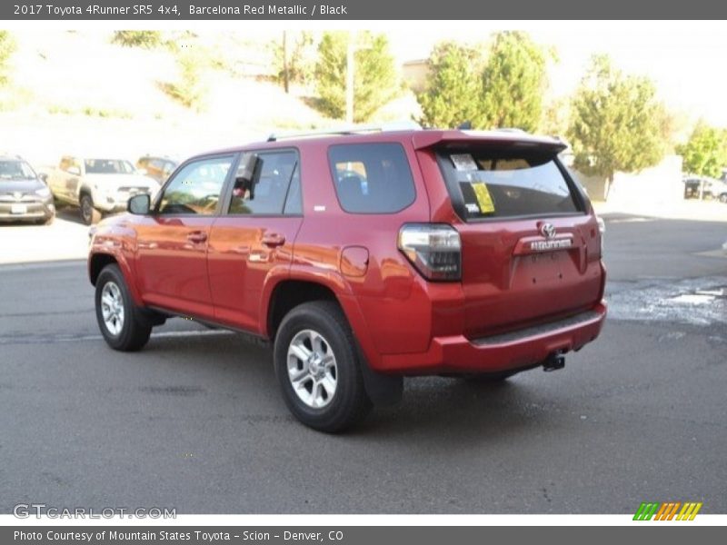 Barcelona Red Metallic / Black 2017 Toyota 4Runner SR5 4x4