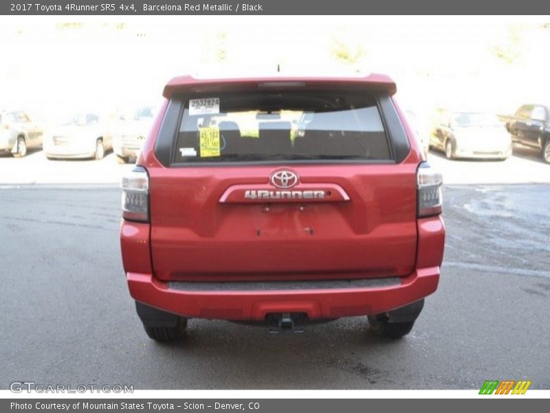 Barcelona Red Metallic / Black 2017 Toyota 4Runner SR5 4x4