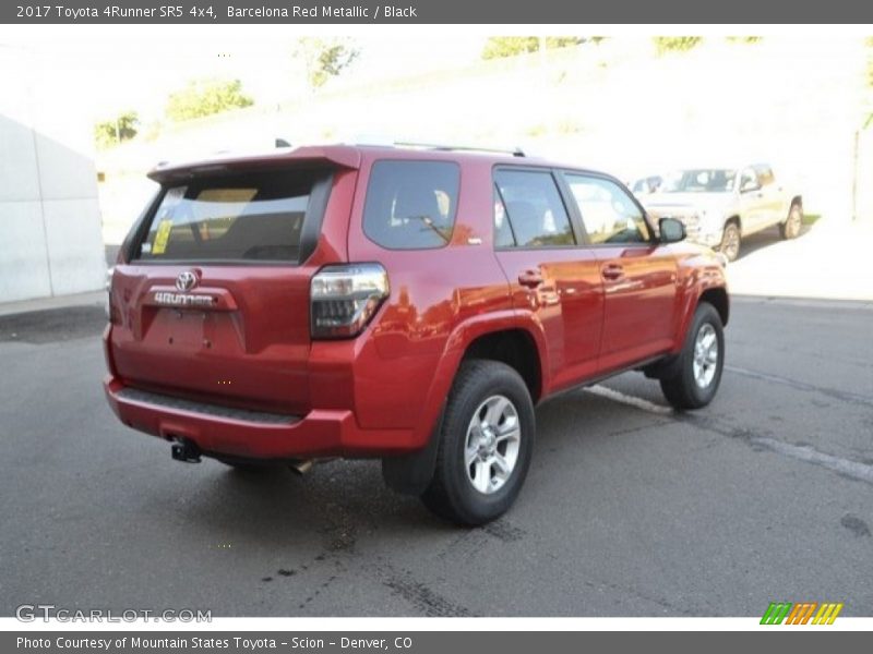 Barcelona Red Metallic / Black 2017 Toyota 4Runner SR5 4x4