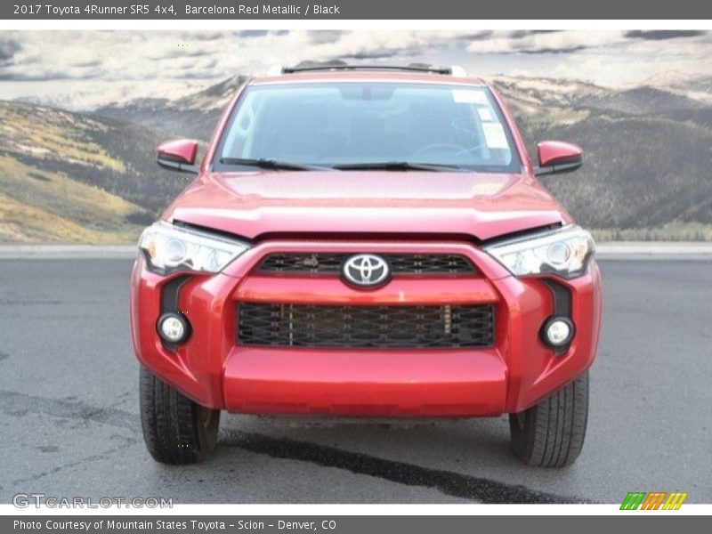 Barcelona Red Metallic / Black 2017 Toyota 4Runner SR5 4x4