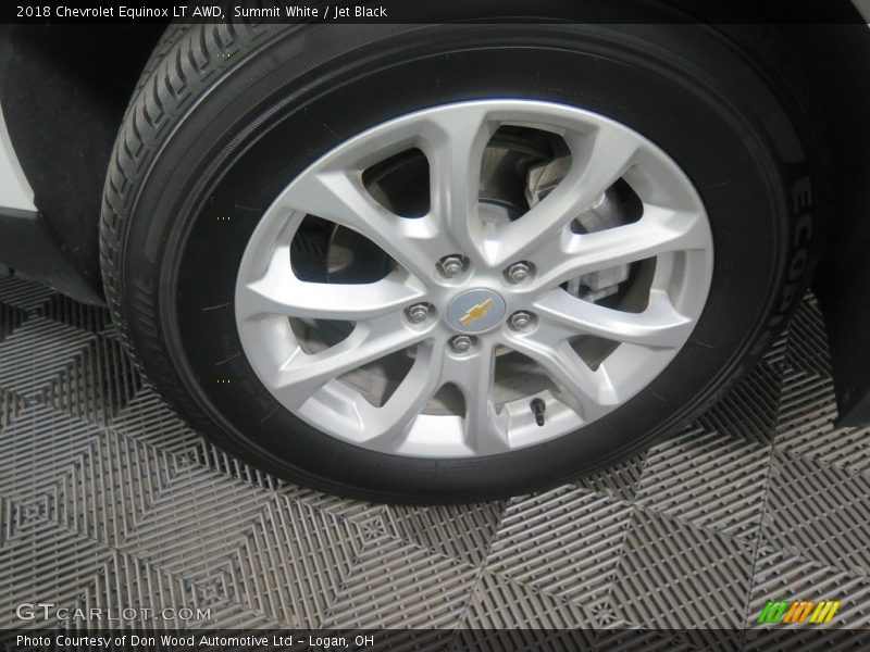 Summit White / Jet Black 2018 Chevrolet Equinox LT AWD