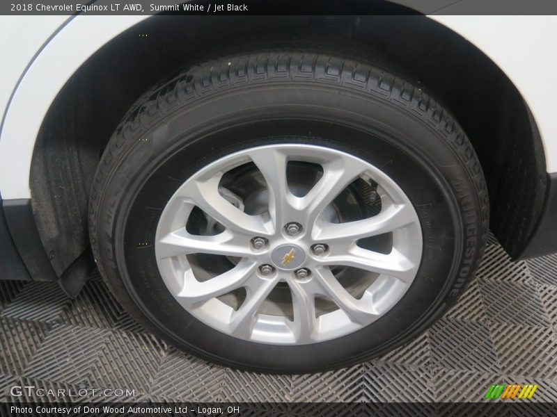 Summit White / Jet Black 2018 Chevrolet Equinox LT AWD